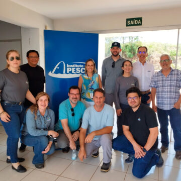Instituto de Pesca recebe visita de pesquisadores da Itaipu Binacional